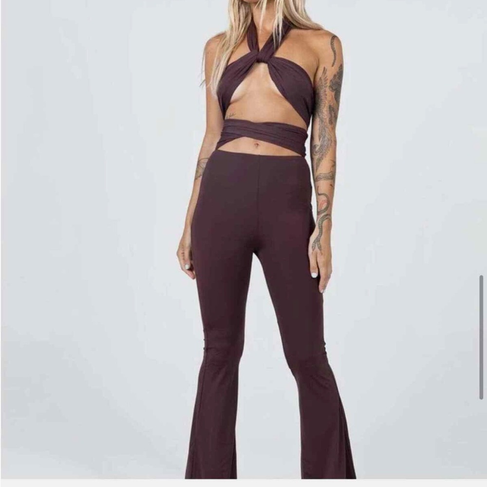 Princess Polly Amalia Jumpsuit Brown